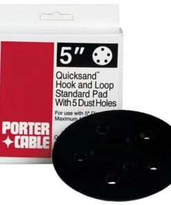 Wholesale 👏 Porter-Cable Porter Cable 333/334 Sander Replacement Velcro 5" Backing Pad (5 Holes) # 13904 😀