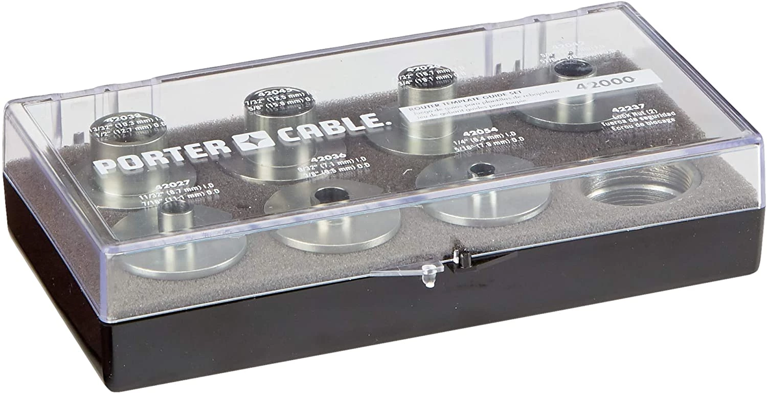 Budget ๐ Porter-Cable Router Template Guide, 9-Piece (42000) ๐งจ 2 Budget ๐ Porter-Cable Router Template Guide, 9-Piece (42000) ๐งจ - Image 2