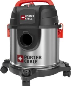 Best deal 🎁 Porter-Cable PCX18301-4B 4 Gallon 4 HP Wet/Dry Vacuum, Stainless Steel Light Weight Portable Shop Vac, 3 in 1 Function with Att 🤩