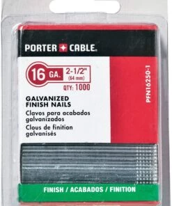Best reviews of 🎁 Porter-Cable PFN16250-1 2-1/2-Inch, 16 Gauge Finish Nails (1000-Pack) 🤩