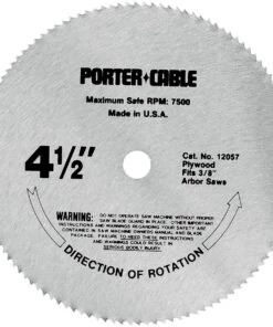 Budget ✔️ Porter-Cable 4-1/2-Inch Circular Saw Blade, Plywood Cutting, 120-Tooth (12057) 🌟
