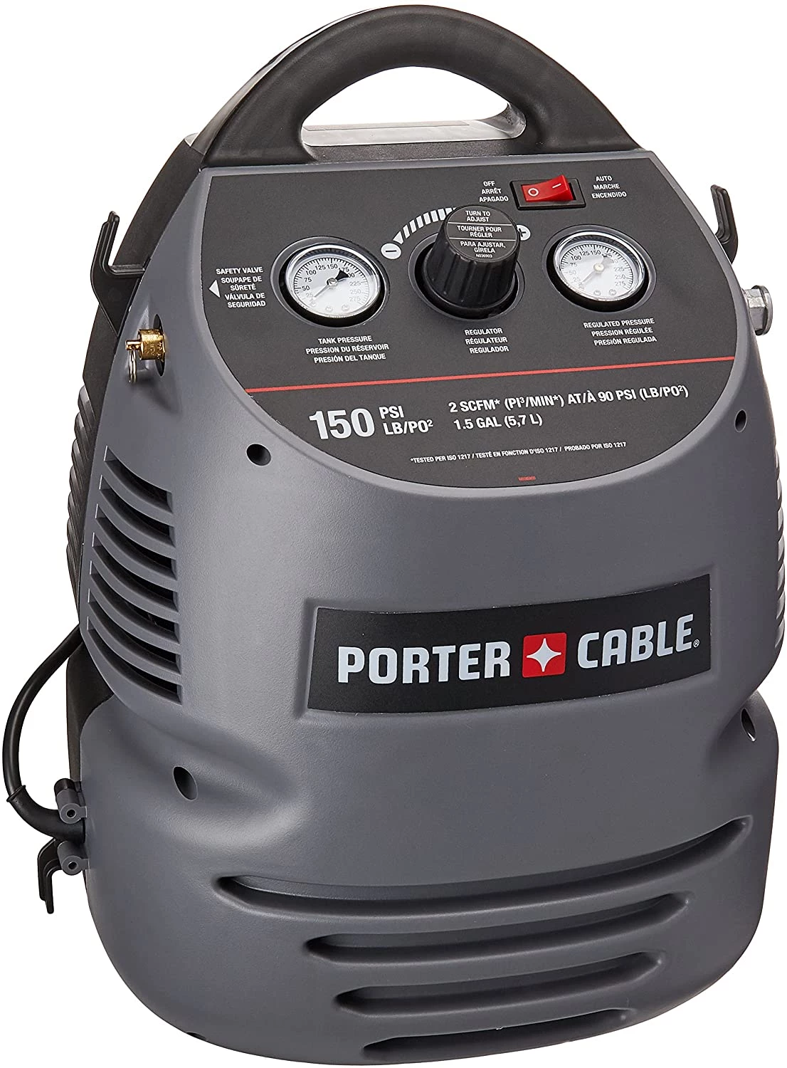 Best deal ๐ Porter-Cable Air Compressor Kit, 1.5 Gallon, Oil-Free, Fully Shrouded, Hand Carry, 25-Feet Hose (CMB15) ๐ 1 Best deal ๐ Porter-Cable Air Compressor Kit, 1.5 Gallon, Oil-Free, Fully Shrouded, Hand Carry, 25-Feet Hose (CMB15) ๐