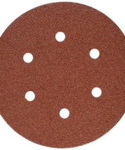Hot Sale ✔️ PORTER-CABLE 736600625 6-Inch 6-Hole Hook and Loop 60 Grit Sanding Discs (25-Pack) ⭐