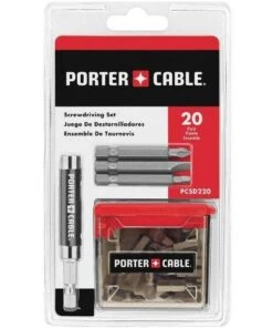 New 😀 PORTER-CABLE - PCSD220 - 20-Piece Screwdriving Tic Tac Box 🤩