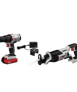 Cheap 🎉 PORTER-CABLE 20V MAX Cordless Drill Combo Kit with Reciprocating Saw, 2-Tool (PCCK603L2) 😉