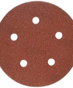 Promo ❤️ porter-cable 735501005 5-inch 100 grit five-hole hook & loop sanding discs (5-pack) ❤️