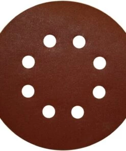 Hot Sale ⌛ porter-cable 735802205 5-inch 220 grit eight-hole hook and loop sanding discs, 5-pack ✔️