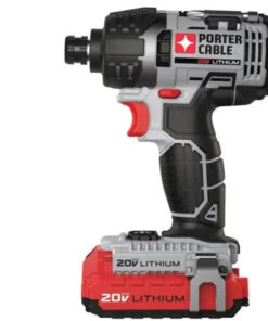New โญ Porter-Cable PCCK640LB 20V MAX Cordless Lithium-Ion 1/4" Hex Impact Driver ๐